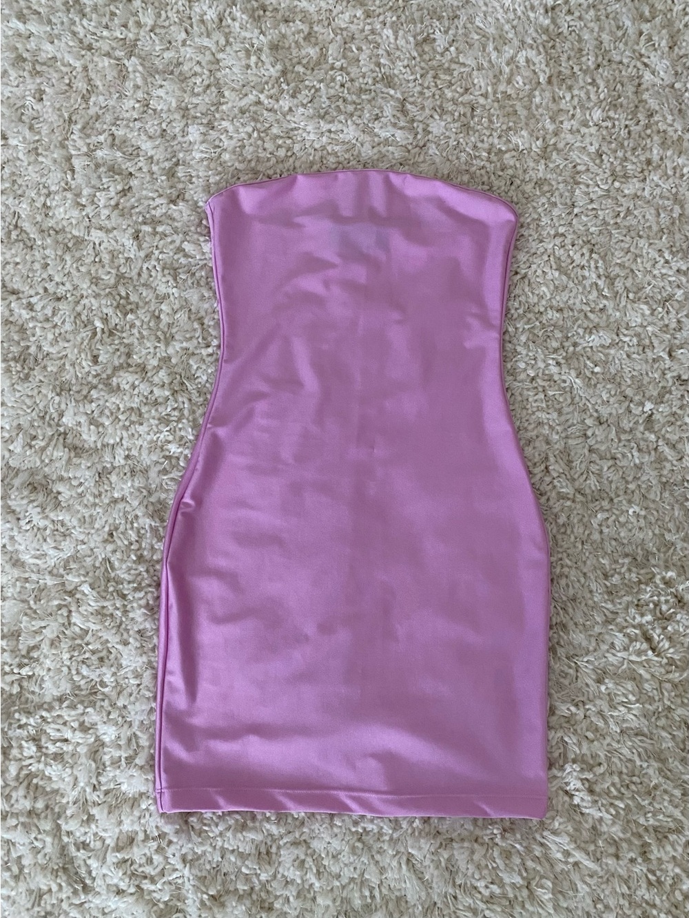 Seroya Strapless Lilac Mini Dress